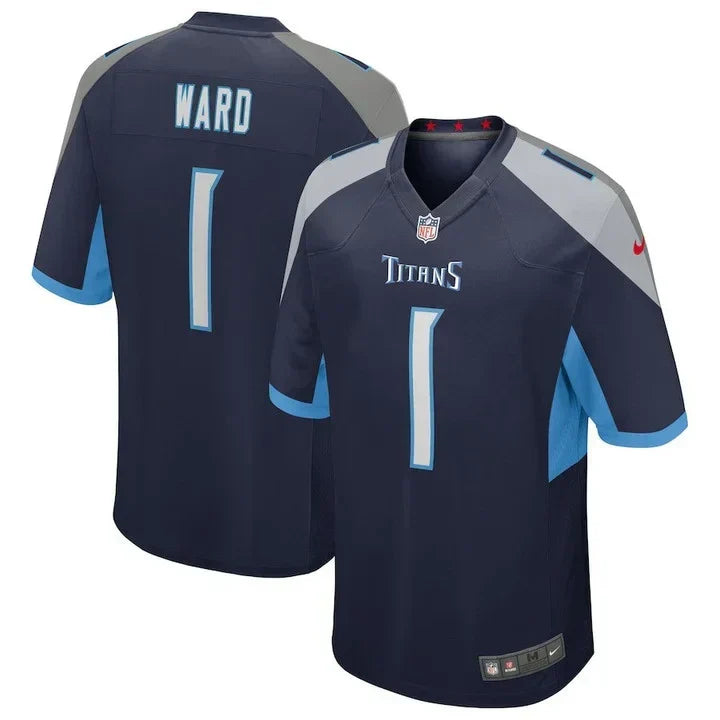 Cameron Ward #1 Tennessee Titans Jersey - All Stitched
