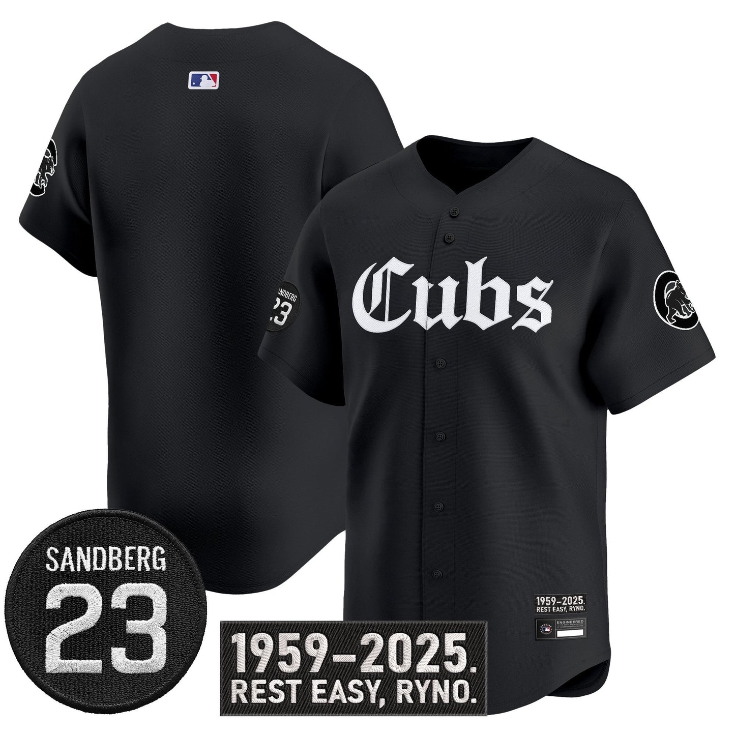 Men's Chicago Cubs 'Ryne Sandberg Tribute' Vapor Premier Limited Jersey - All Stitched