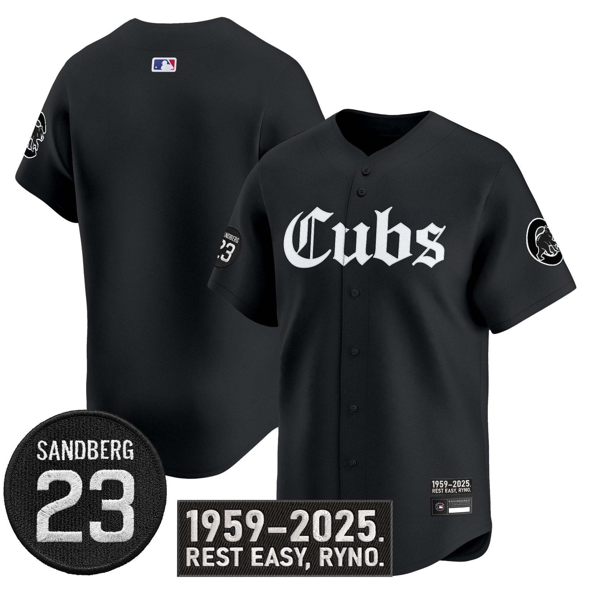 Men's Chicago Cubs 'Ryne Sandberg Tribute' Vapor Premier Limited Jersey - All Stitched
