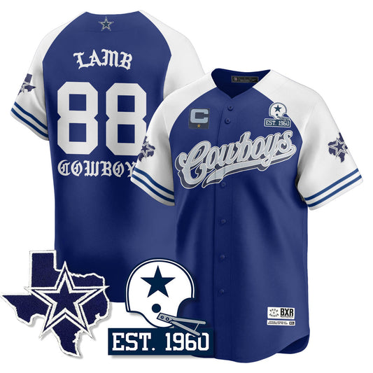 DAL Born x Raised Baseball Jersey - All Stitched