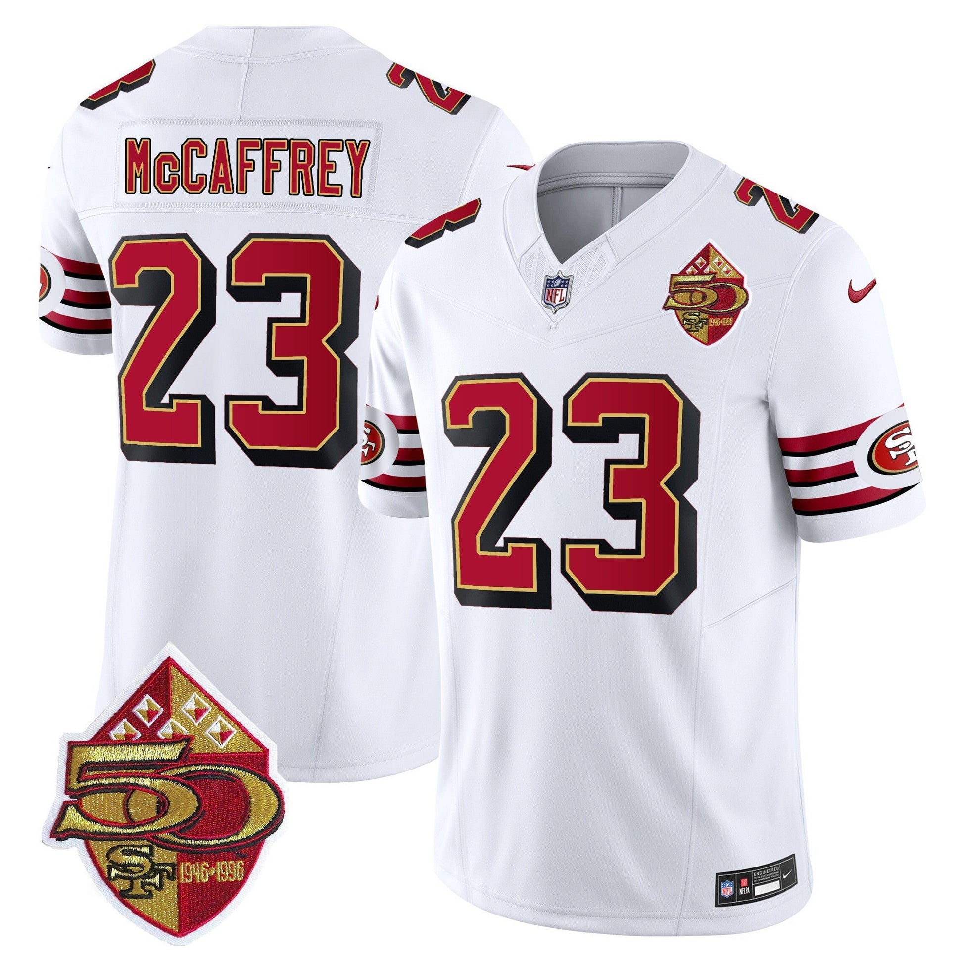 Men's 49ers 1996 Throwback Vapor Limited Jersey - All Stitched