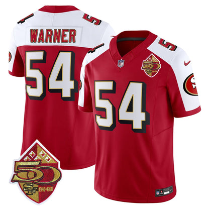 Men's 49ers 1996 Throwback Vapor Limited Jersey - All Stitched